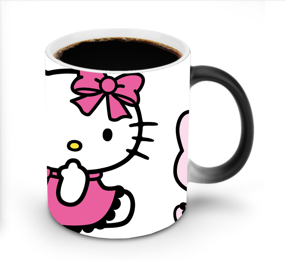 （画像用） Hello Kitty ハローキティ 温度変色マグカップ