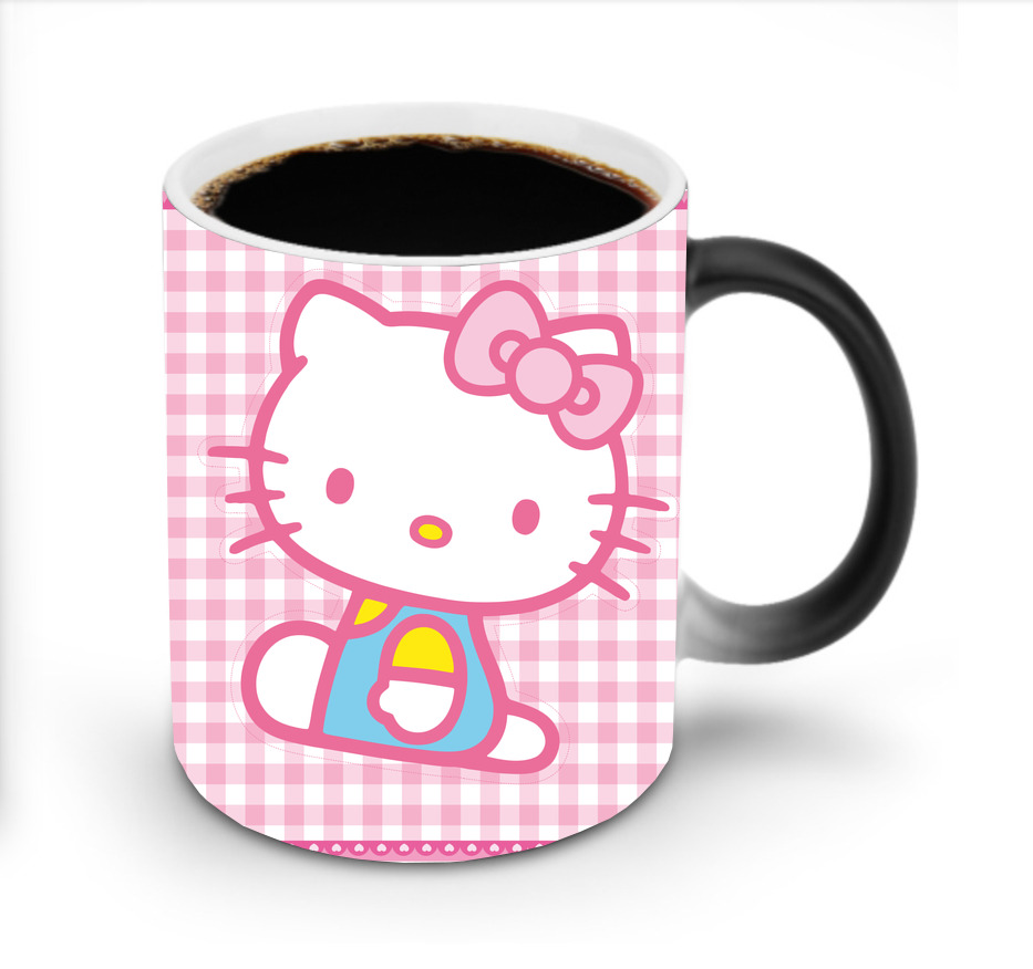 （画像用） Hello Kitty ハローキティ 温度変色マグカップ