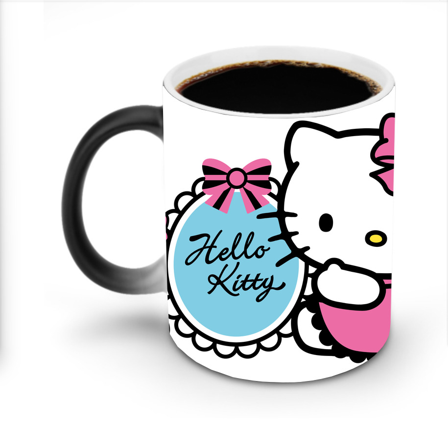 （画像用） Hello Kitty ハローキティ 温度変色マグカップ
