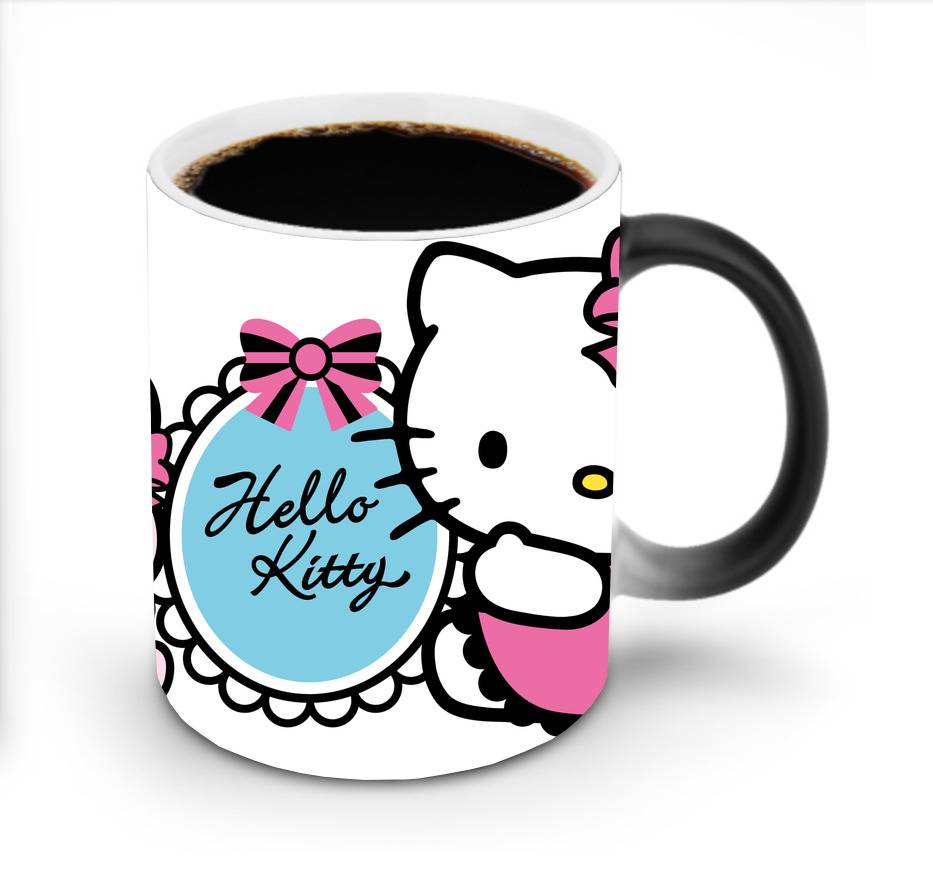 （画像用） Hello Kitty ハローキティ 温度変色マグカップ