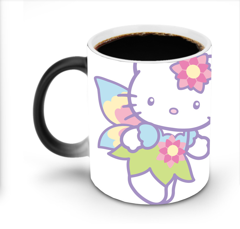 （画像用） Hello Kitty ハローキティ 温度変色マグカップ