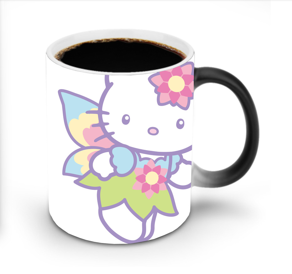 （画像用） Hello Kitty ハローキティ 温度変色マグカップ