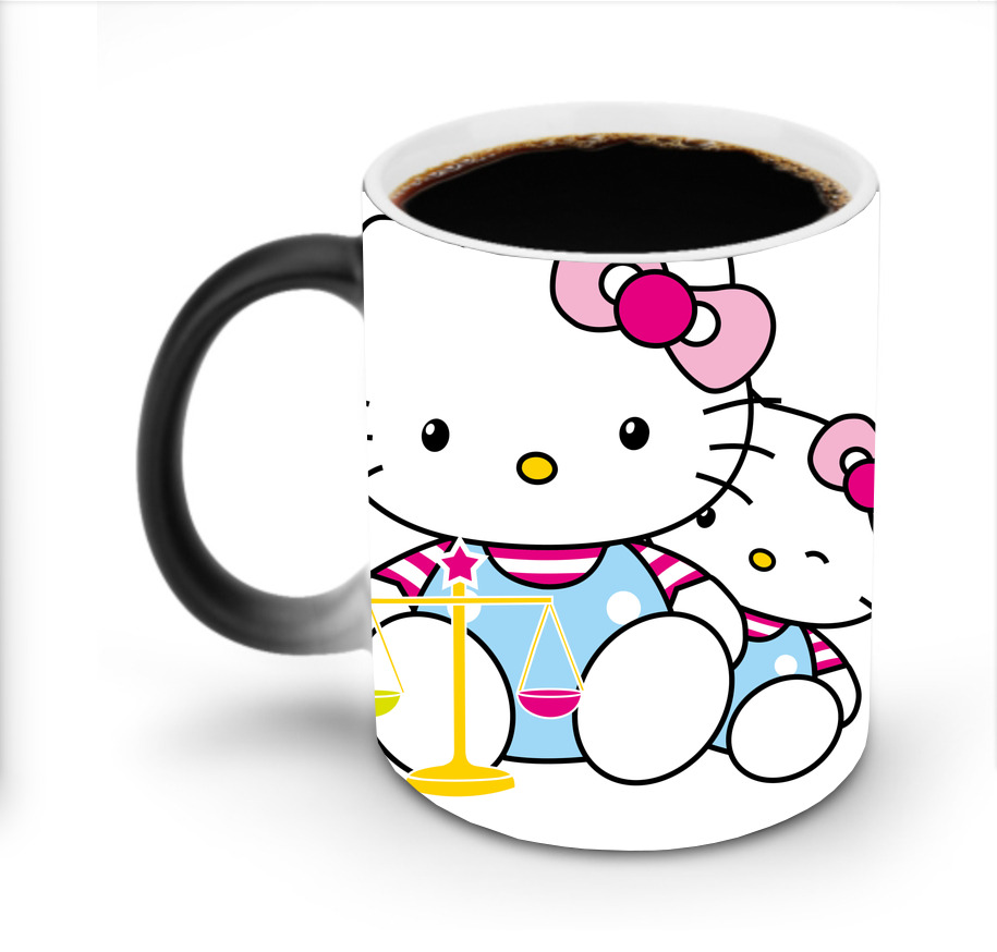 （画像用） Hello Kitty ハローキティ 温度変色マグカップ