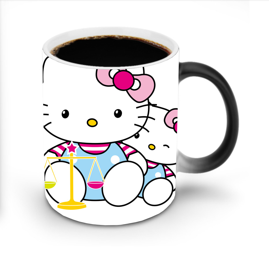 （画像用） Hello Kitty ハローキティ 温度変色マグカップ