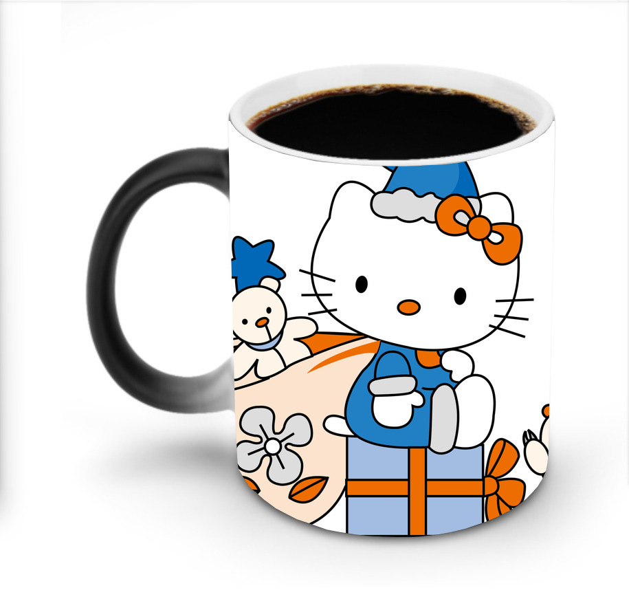 （画像用） Hello Kitty ハローキティ 温度変色マグカップ