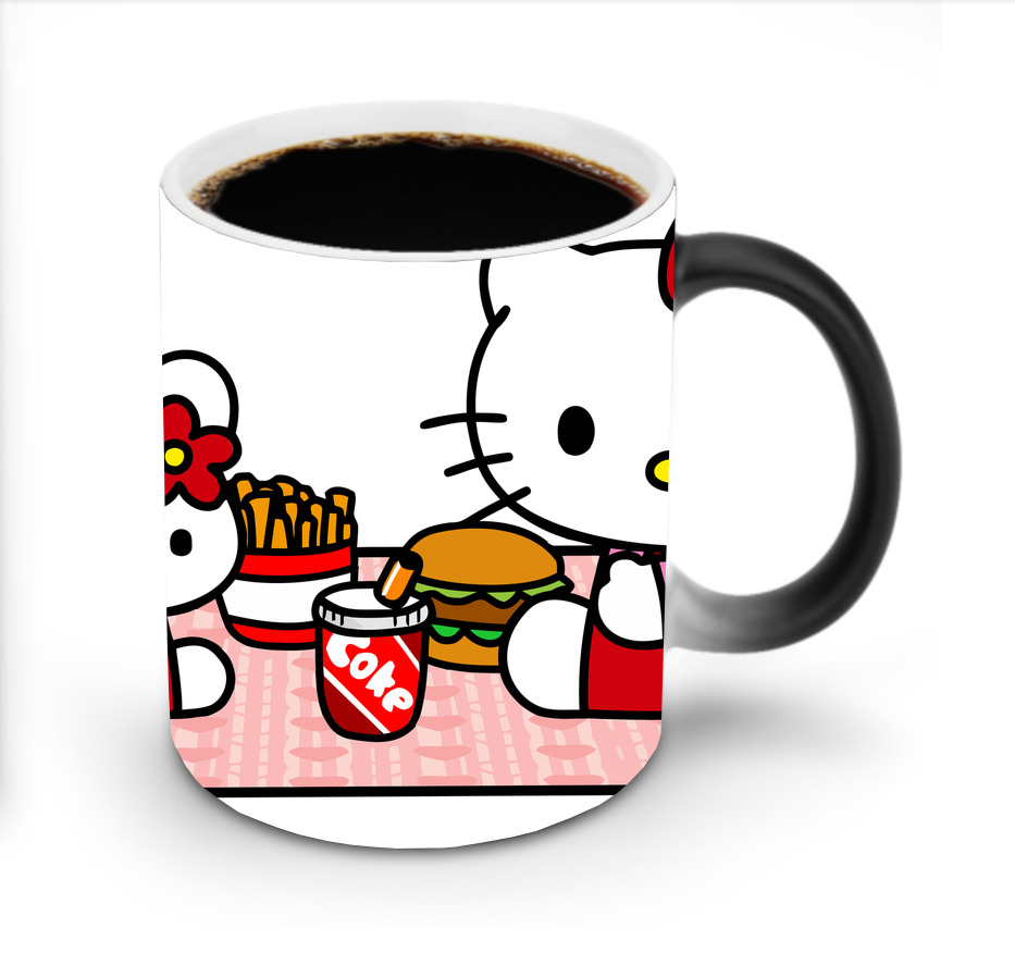 （画像用） Hello Kitty ハローキティ 温度変色マグカップ