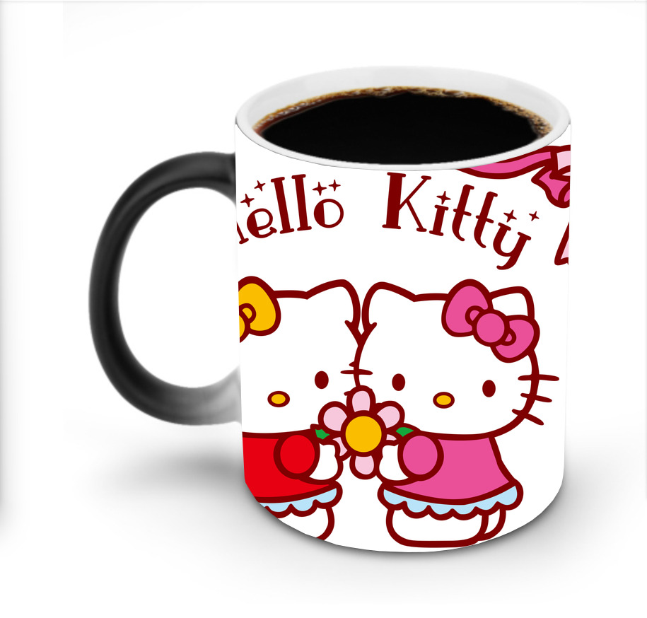 （画像用） Hello Kitty ハローキティ 温度変色マグカップ