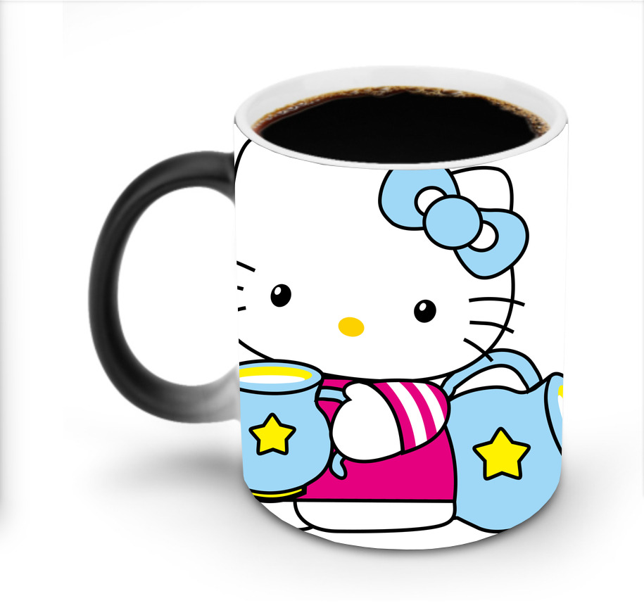 （画像用） Hello Kitty ハローキティ 温度変色マグカップ