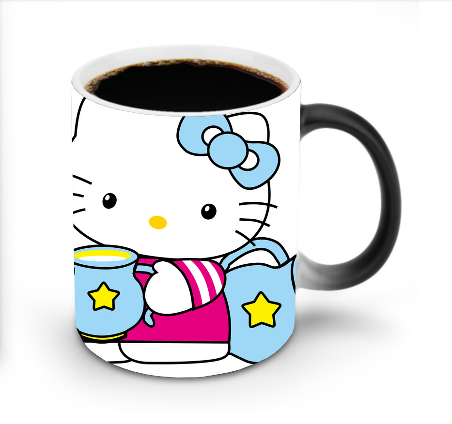 （画像用） Hello Kitty ハローキティ 温度変色マグカップ