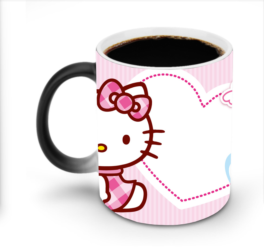 （画像用） Hello Kitty ハローキティ 温度変色マグカップ