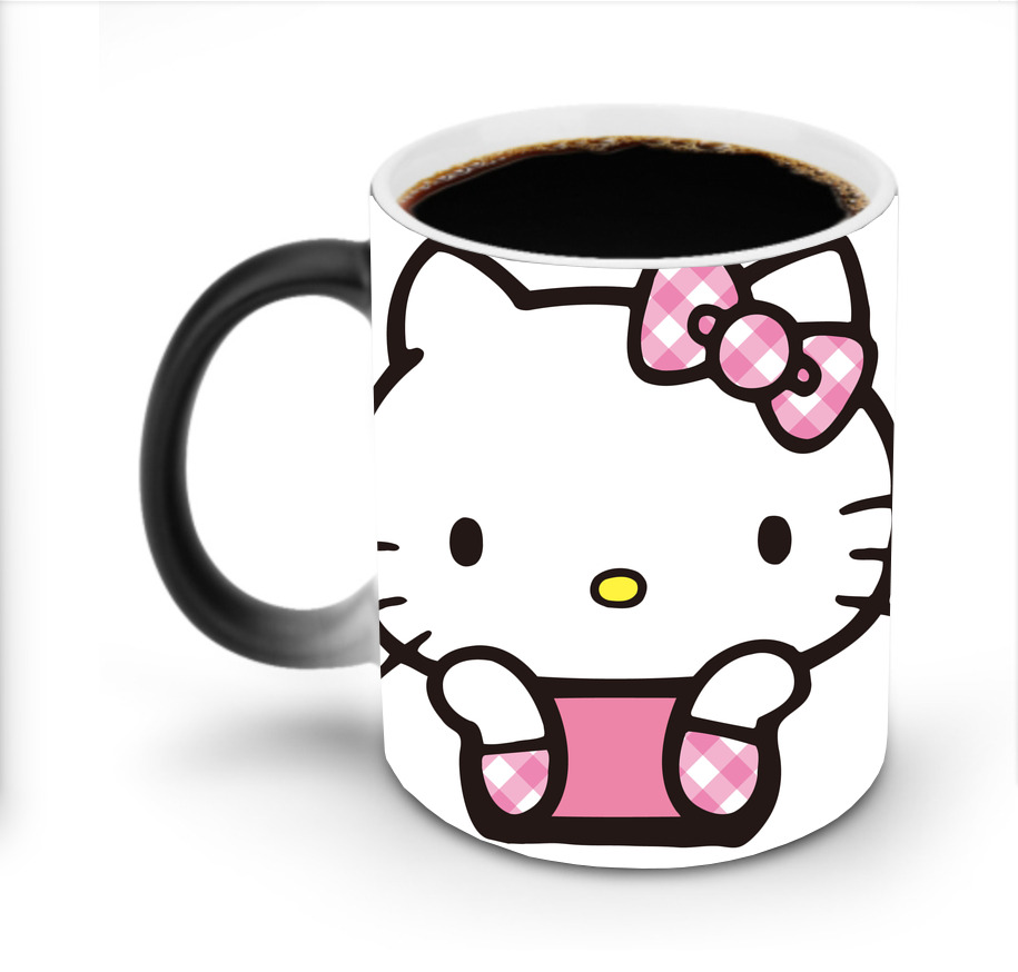（画像用） Hello Kitty ハローキティ 温度変色マグカップ