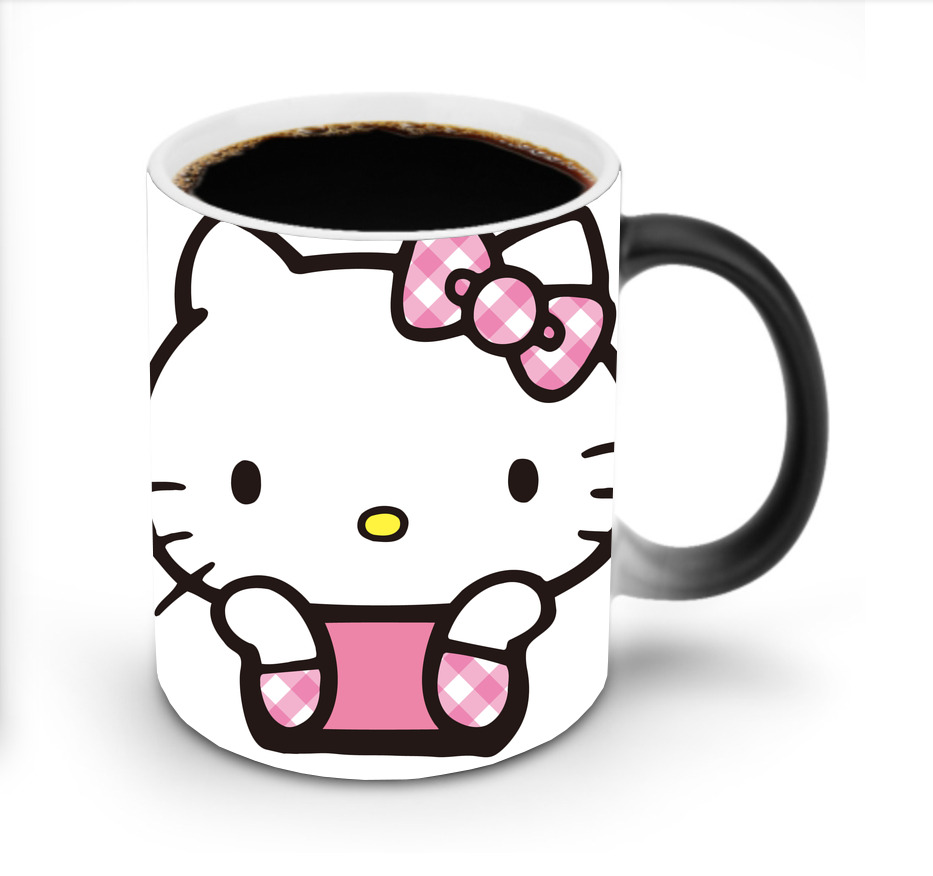 （画像用） Hello Kitty ハローキティ 温度変色マグカップ