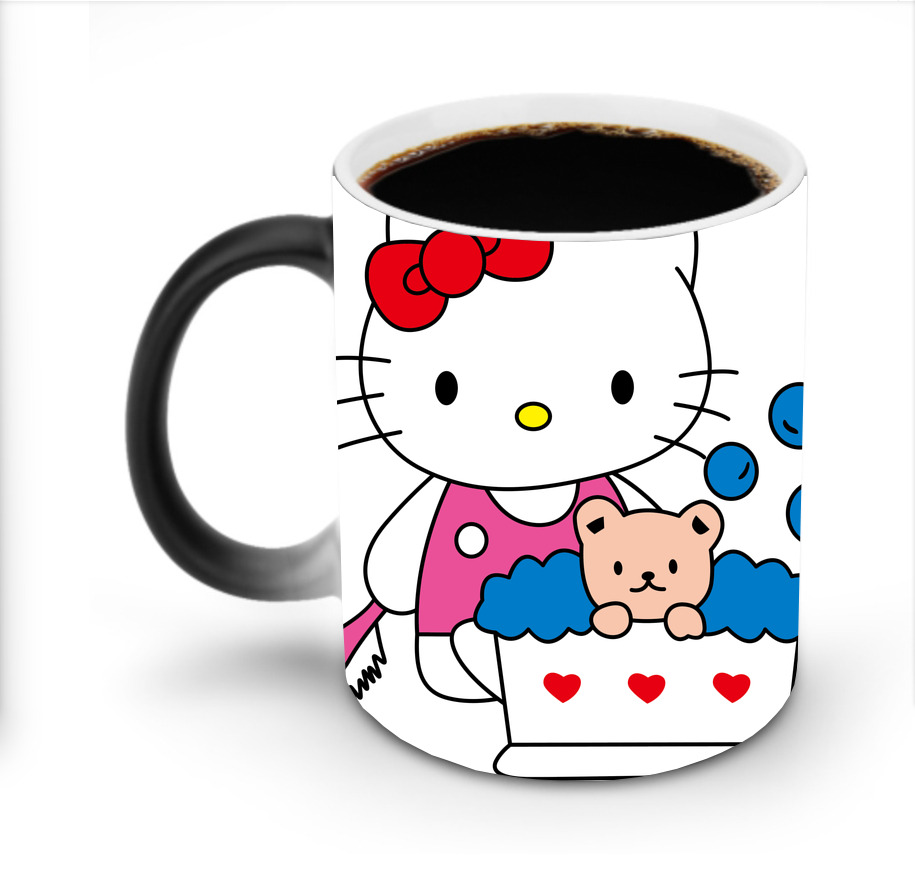 （画像用） Hello Kitty ハローキティ 温度変色マグカップ