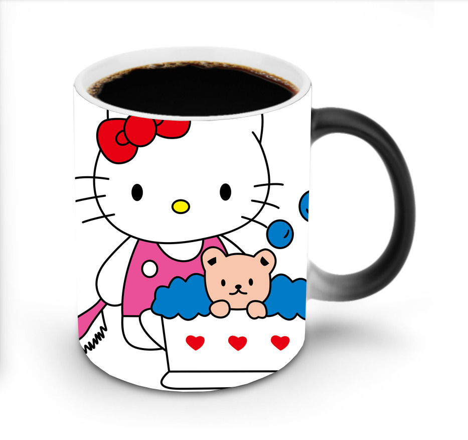 （画像用） Hello Kitty ハローキティ 温度変色マグカップ
