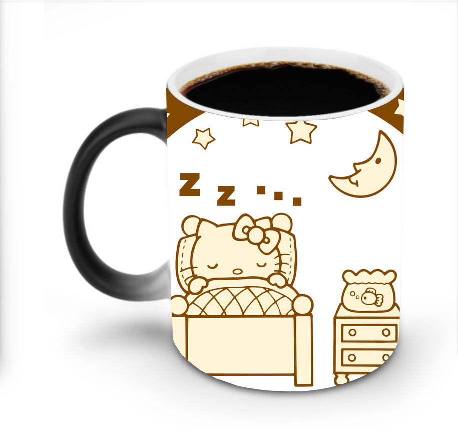 （画像用） Hello Kitty ハローキティ 温度変色マグカップ
