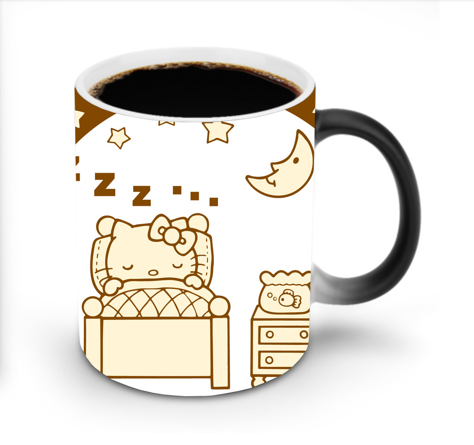 （画像用） Hello Kitty ハローキティ 温度変色マグカップ