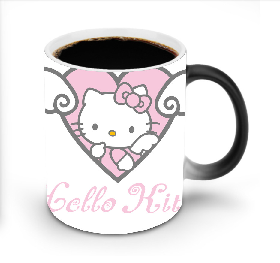 （画像用） Hello Kitty ハローキティ 温度変色マグカップ