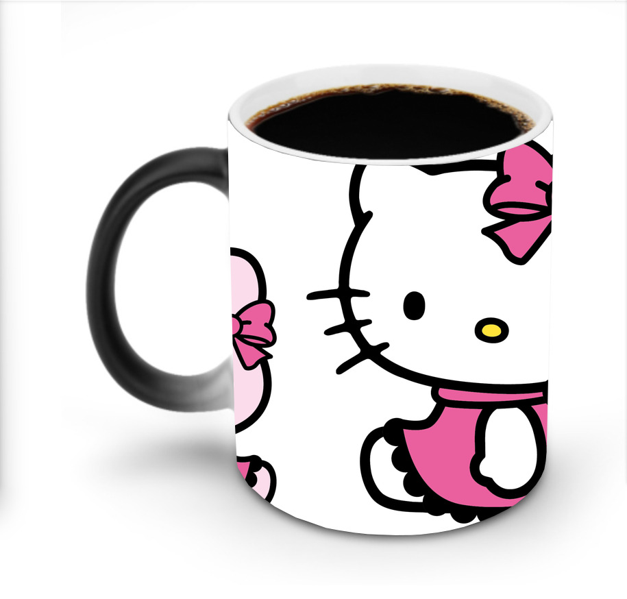（画像用） Hello Kitty ハローキティ 温度変色マグカップ