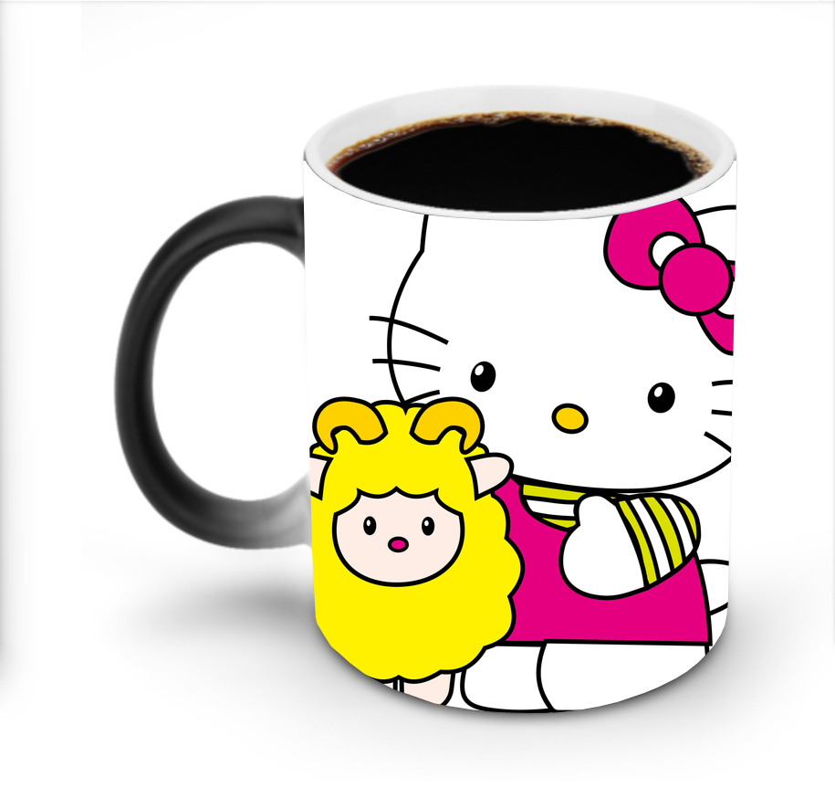 （画像用） Hello Kitty ハローキティ 温度変色マグカップ