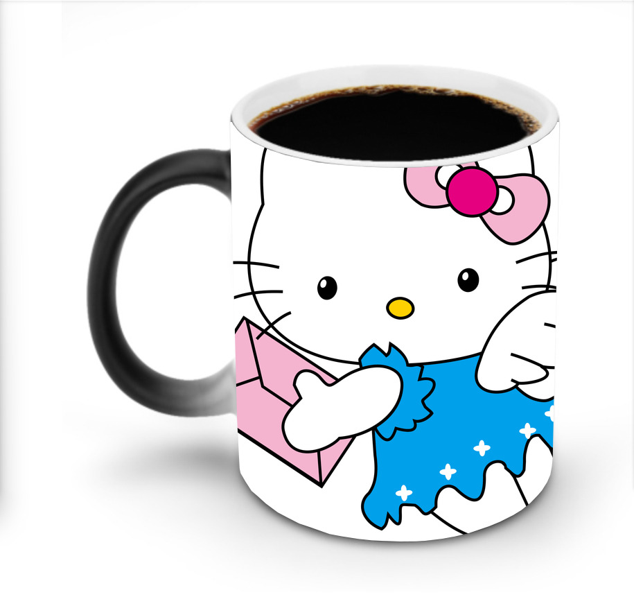 （画像用） Hello Kitty ハローキティ 温度変色マグカップ