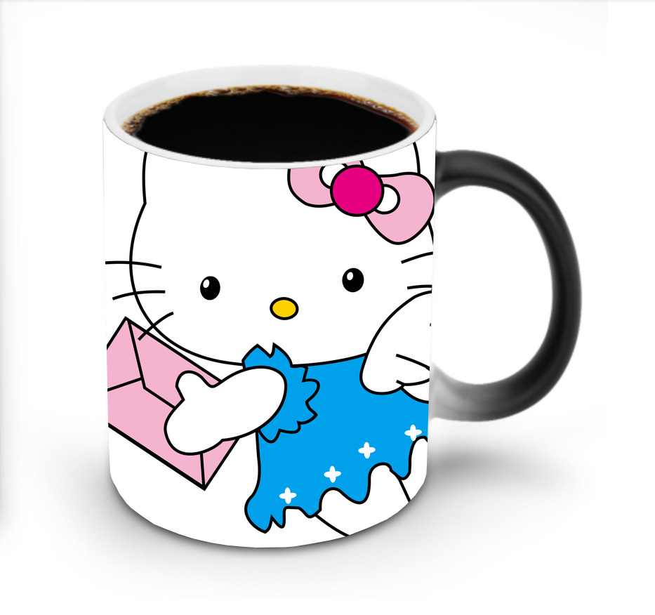 （画像用） Hello Kitty ハローキティ 温度変色マグカップ