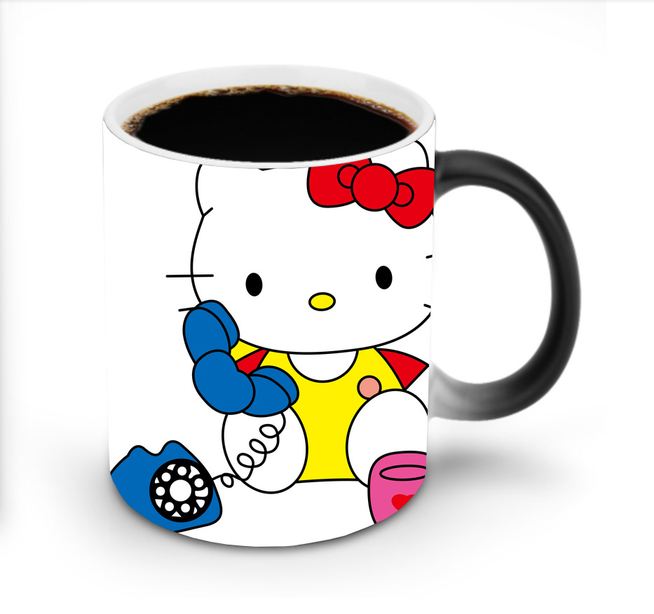 （画像用） Hello Kitty ハローキティ 温度変色マグカップ
