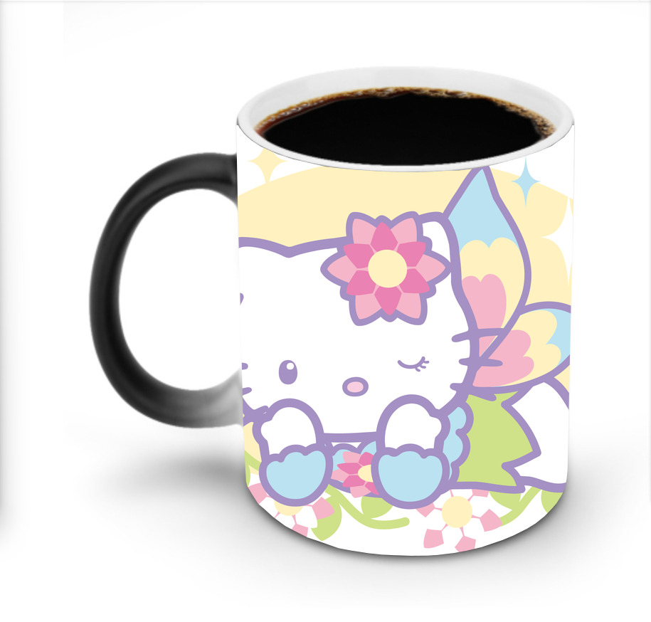 （画像用） Hello Kitty ハローキティ 温度変色マグカップ