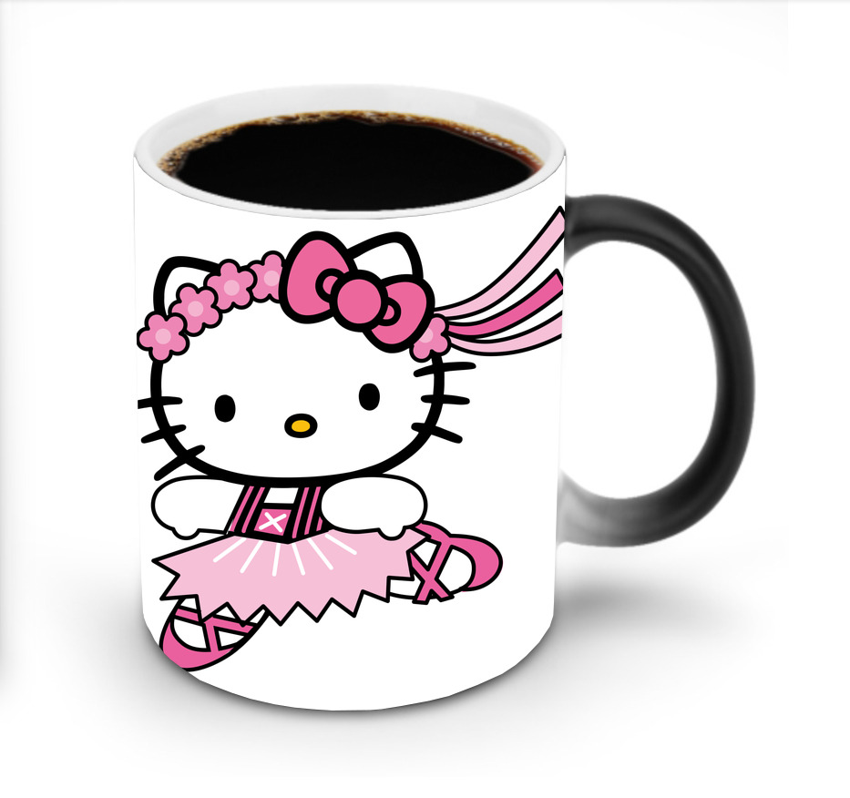 （画像用） Hello Kitty ハローキティ 温度変色マグカップ