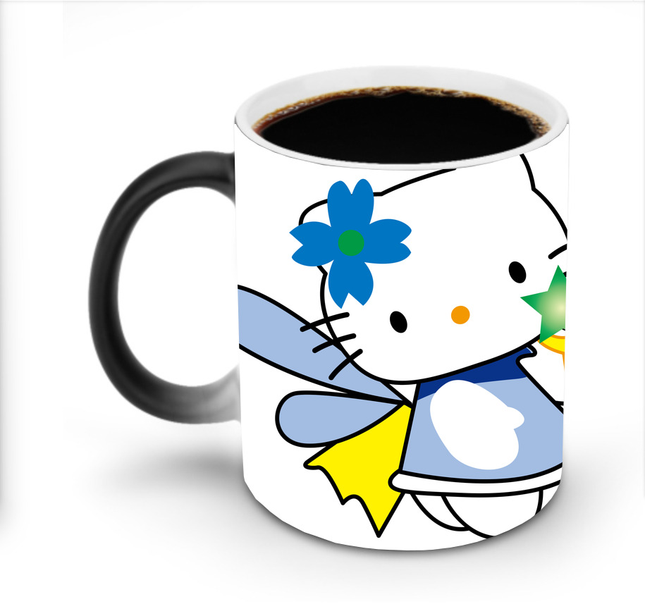 （画像用） Hello Kitty ハローキティ 温度変色マグカップ