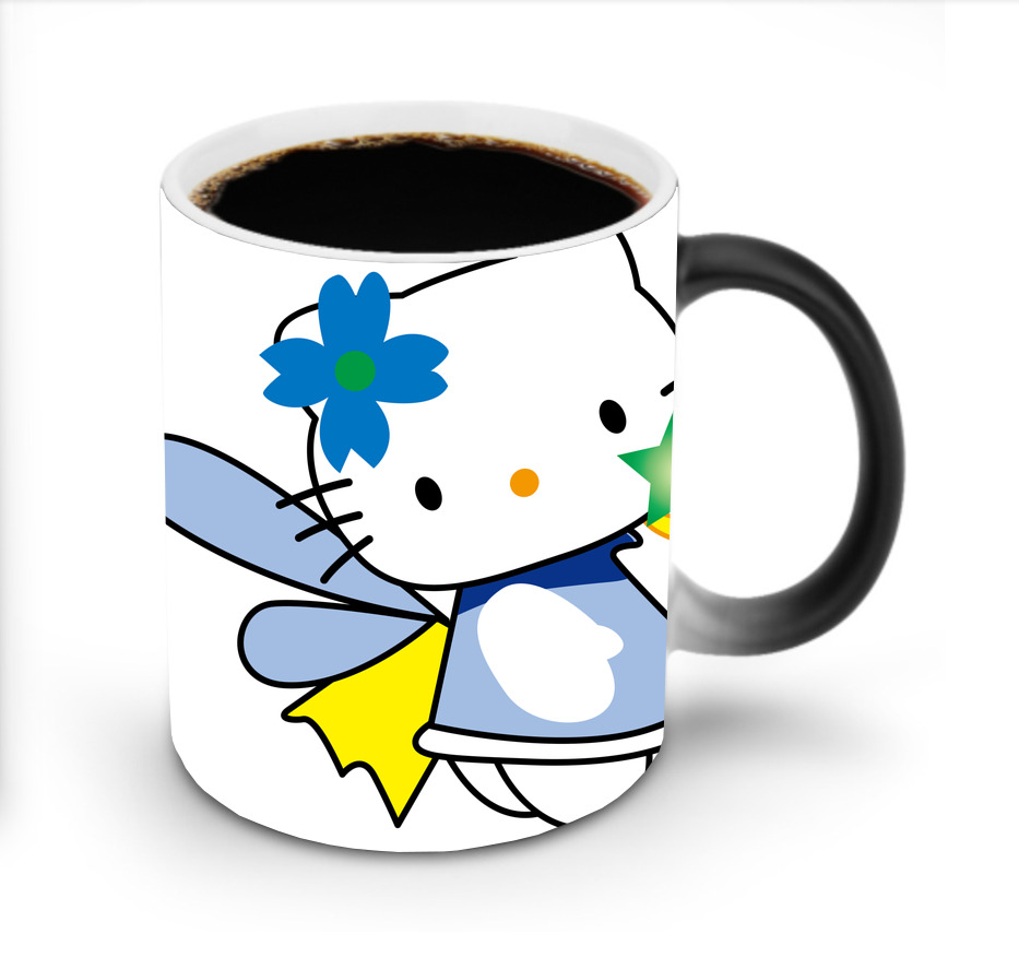 （画像用） Hello Kitty ハローキティ 温度変色マグカップ