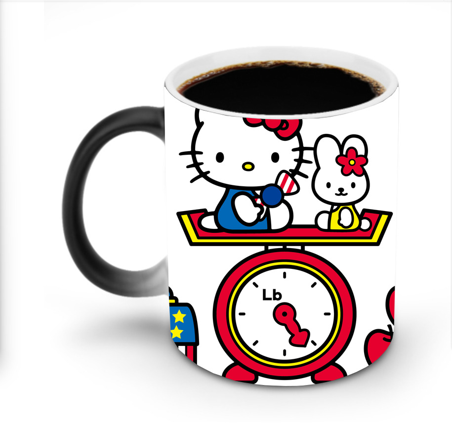 （画像用） Hello Kitty ハローキティ 温度変色マグカップ