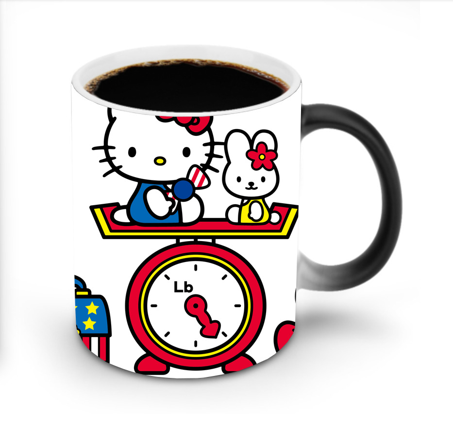 （画像用） Hello Kitty ハローキティ 温度変色マグカップ
