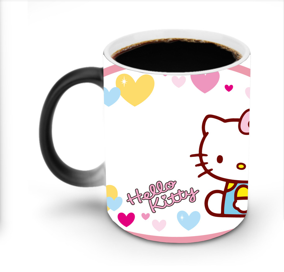 （画像用） Hello Kitty ハローキティ 温度変色マグカップ