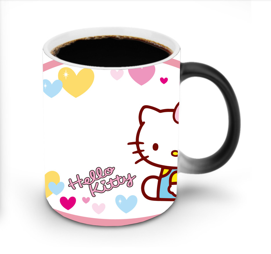 （画像用） Hello Kitty ハローキティ 温度変色マグカップ