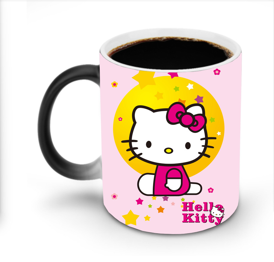 （画像用） Hello Kitty ハローキティ 温度変色マグカップ