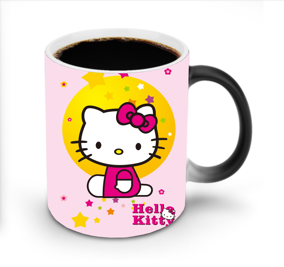 （画像用） Hello Kitty ハローキティ 温度変色マグカップ