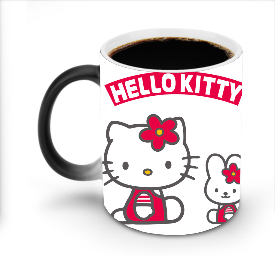 （画像用） Hello Kitty ハローキティ 温度変色マグカップ