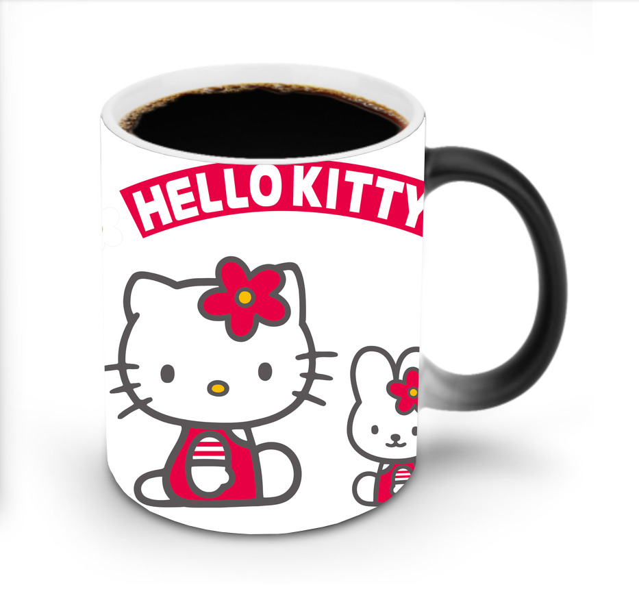 （画像用） Hello Kitty ハローキティ 温度変色マグカップ
