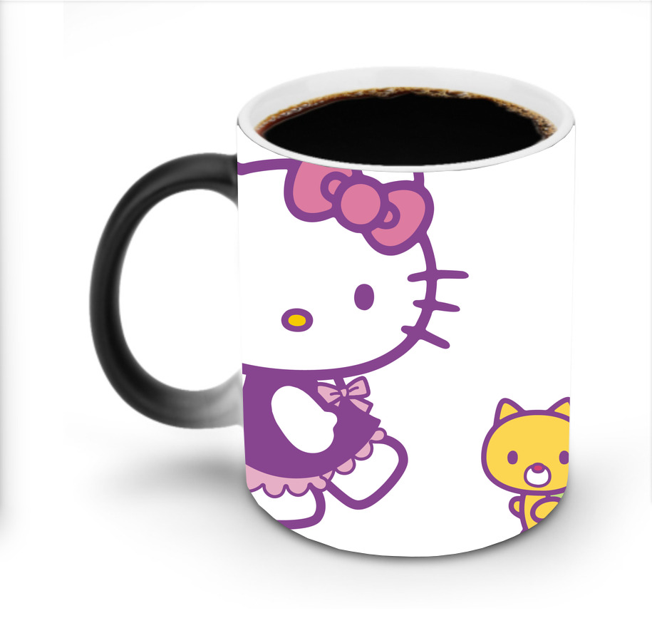 （画像用） Hello Kitty ハローキティ 温度変色マグカップ