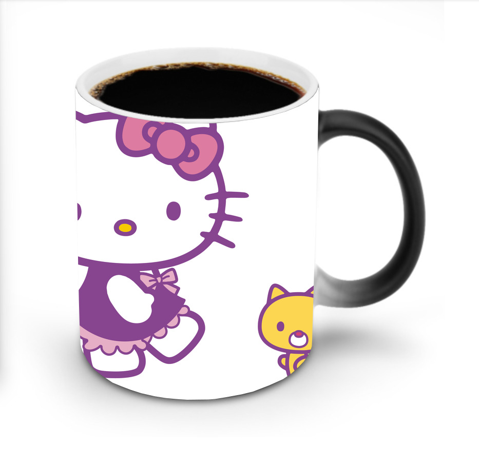 （画像用） Hello Kitty ハローキティ 温度変色マグカップ