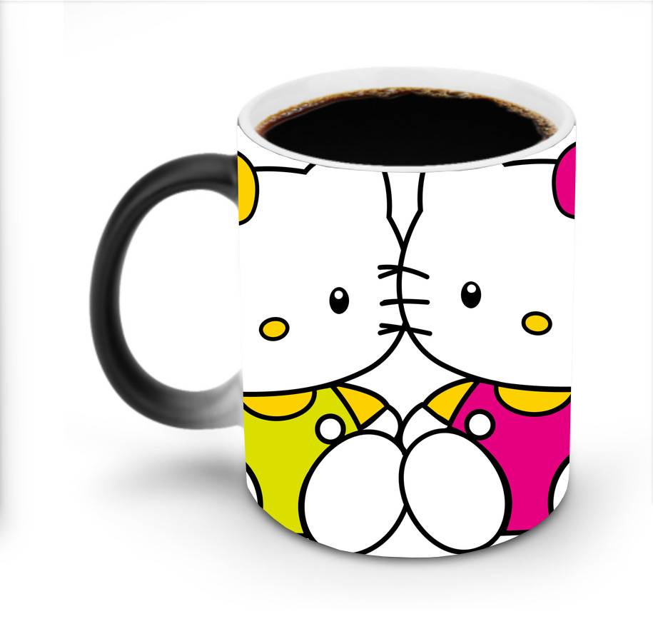 （画像用） Hello Kitty ハローキティ 温度変色マグカップ