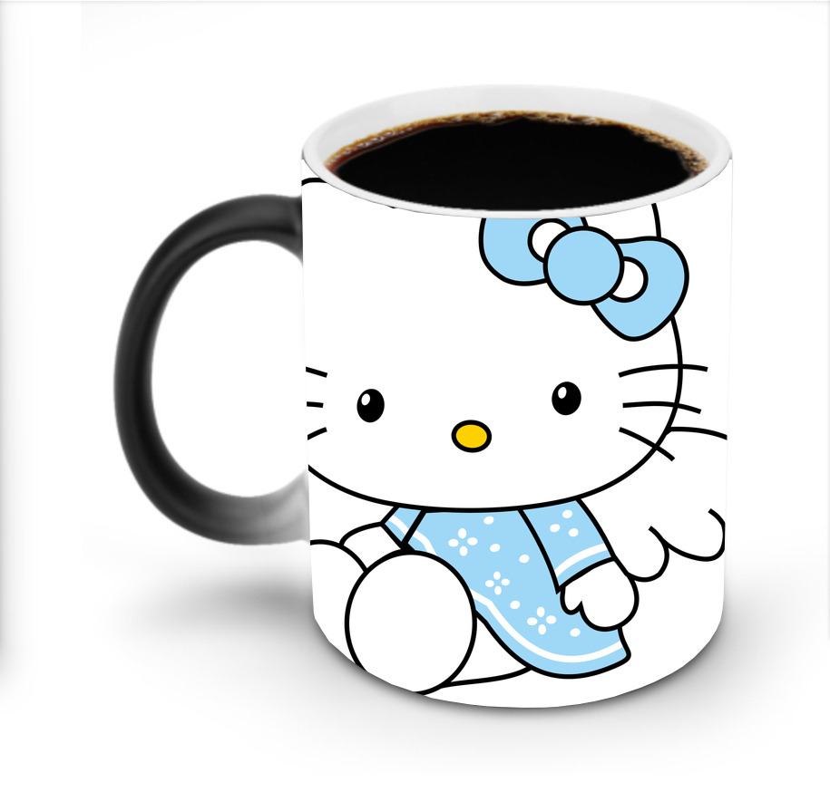 （画像用） Hello Kitty ハローキティ 温度変色マグカップ