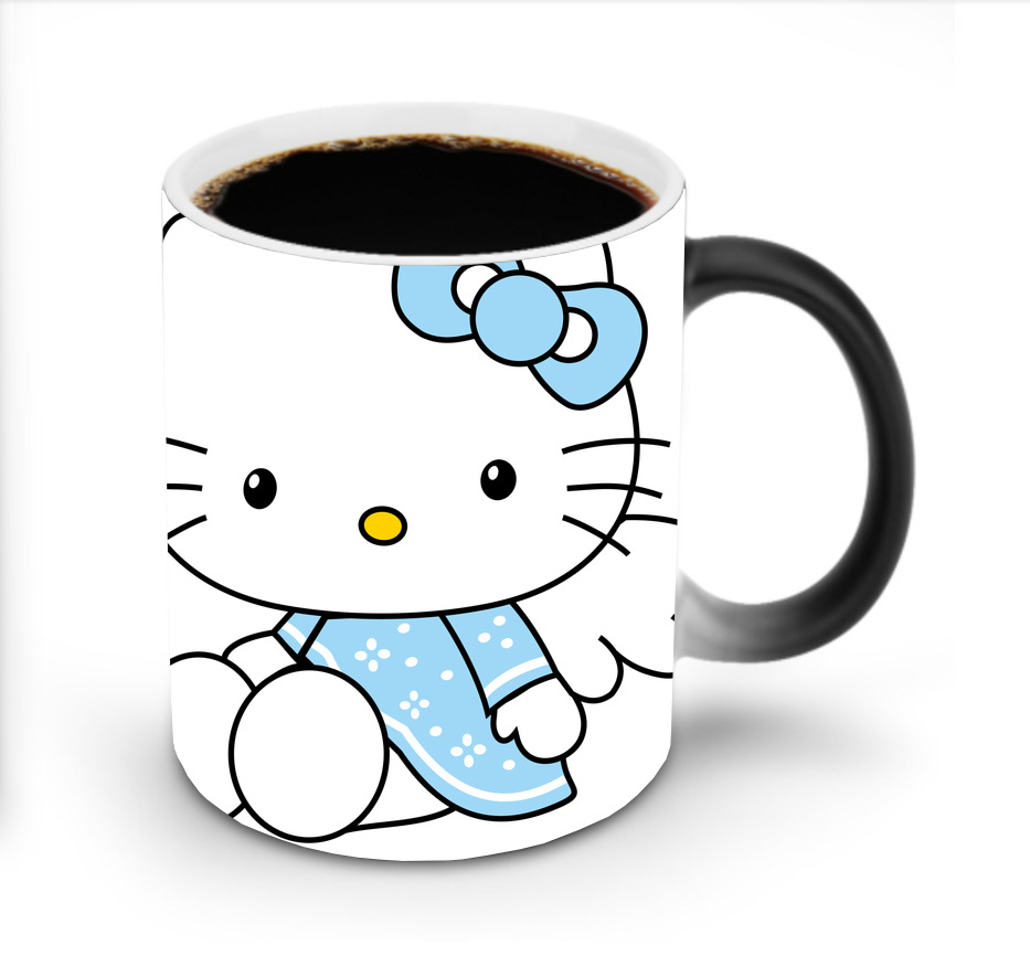 （画像用） Hello Kitty ハローキティ 温度変色マグカップ