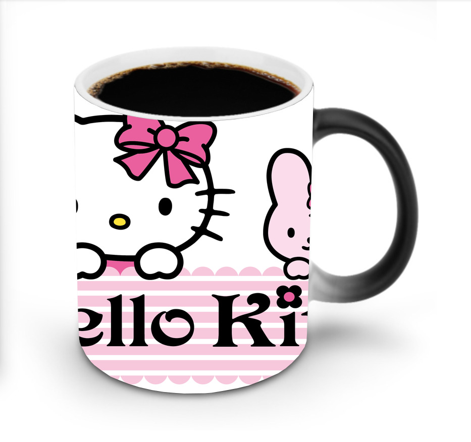 （画像用） Hello Kitty ハローキティ 温度変色マグカップ