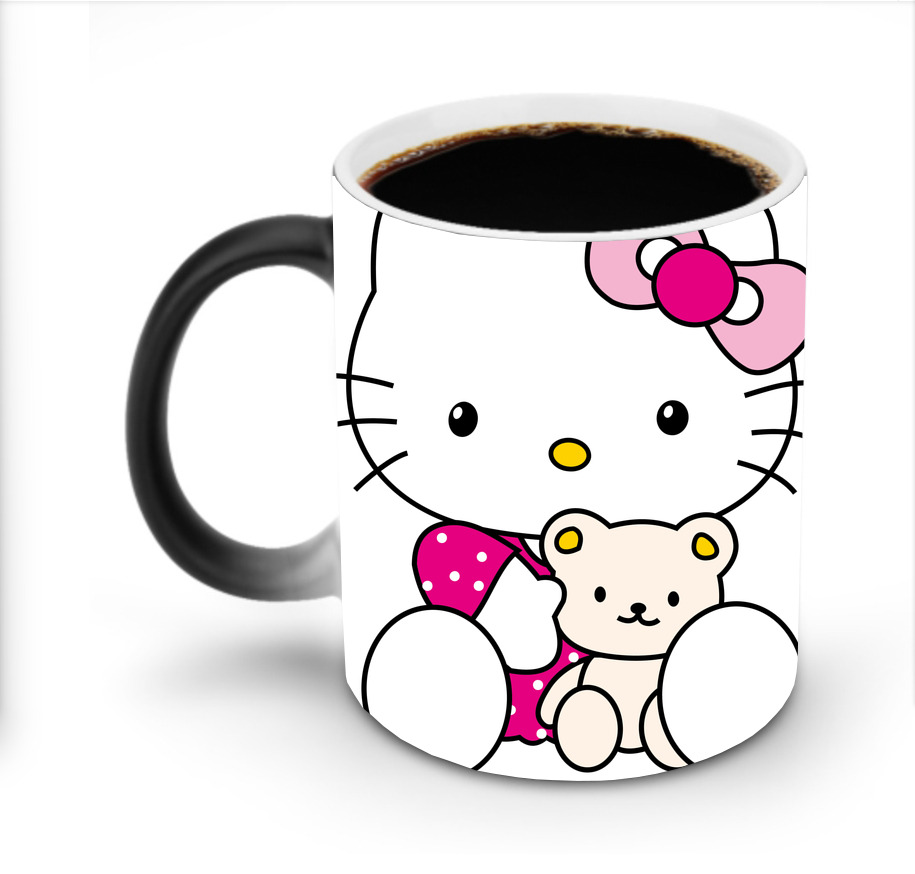 （画像用） Hello Kitty ハローキティ 温度変色マグカップ