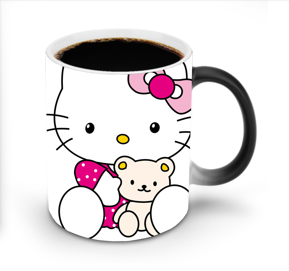 （画像用） Hello Kitty ハローキティ 温度変色マグカップ