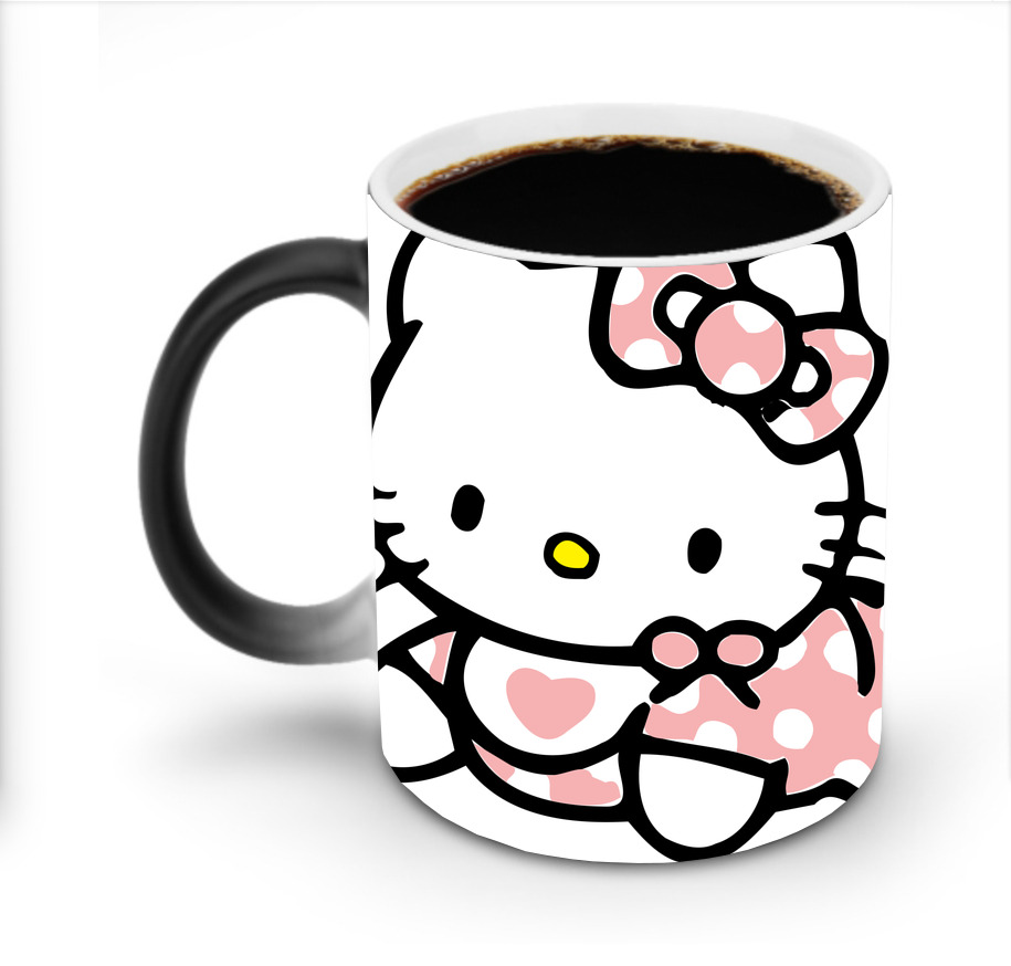 （画像用） Hello Kitty ハローキティ 温度変色マグカップ