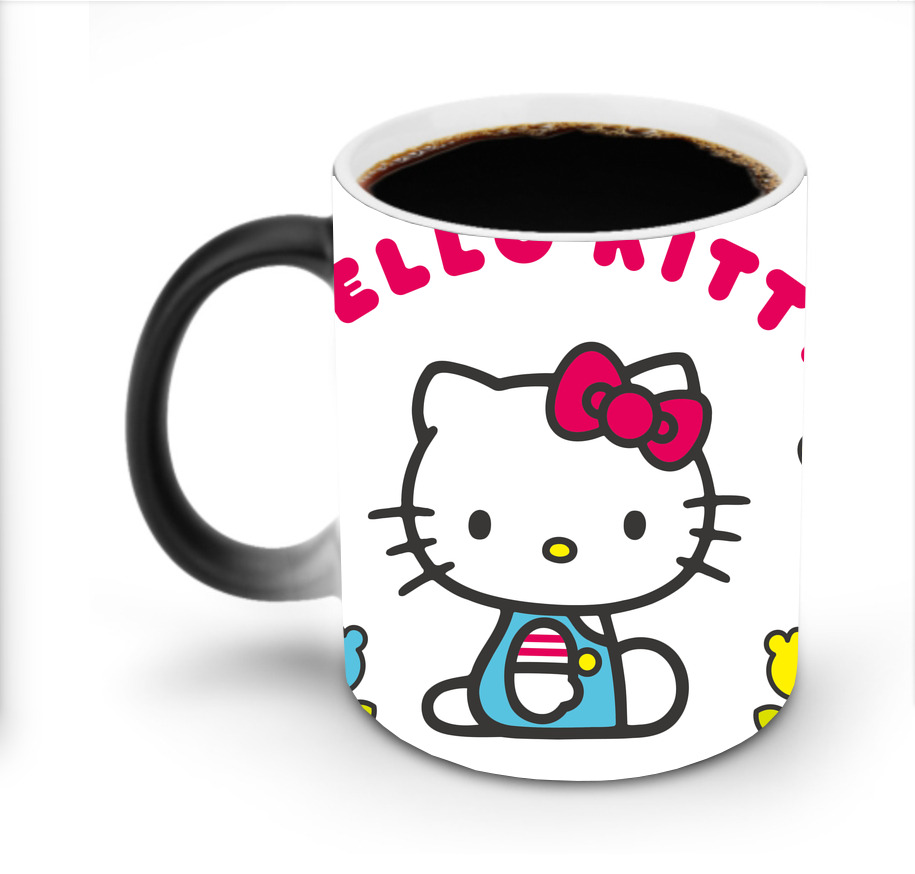 （画像用） Hello Kitty ハローキティ 温度変色マグカップ