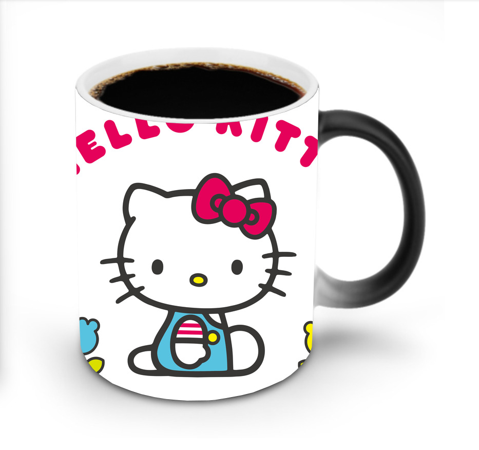 （画像用） Hello Kitty ハローキティ 温度変色マグカップ