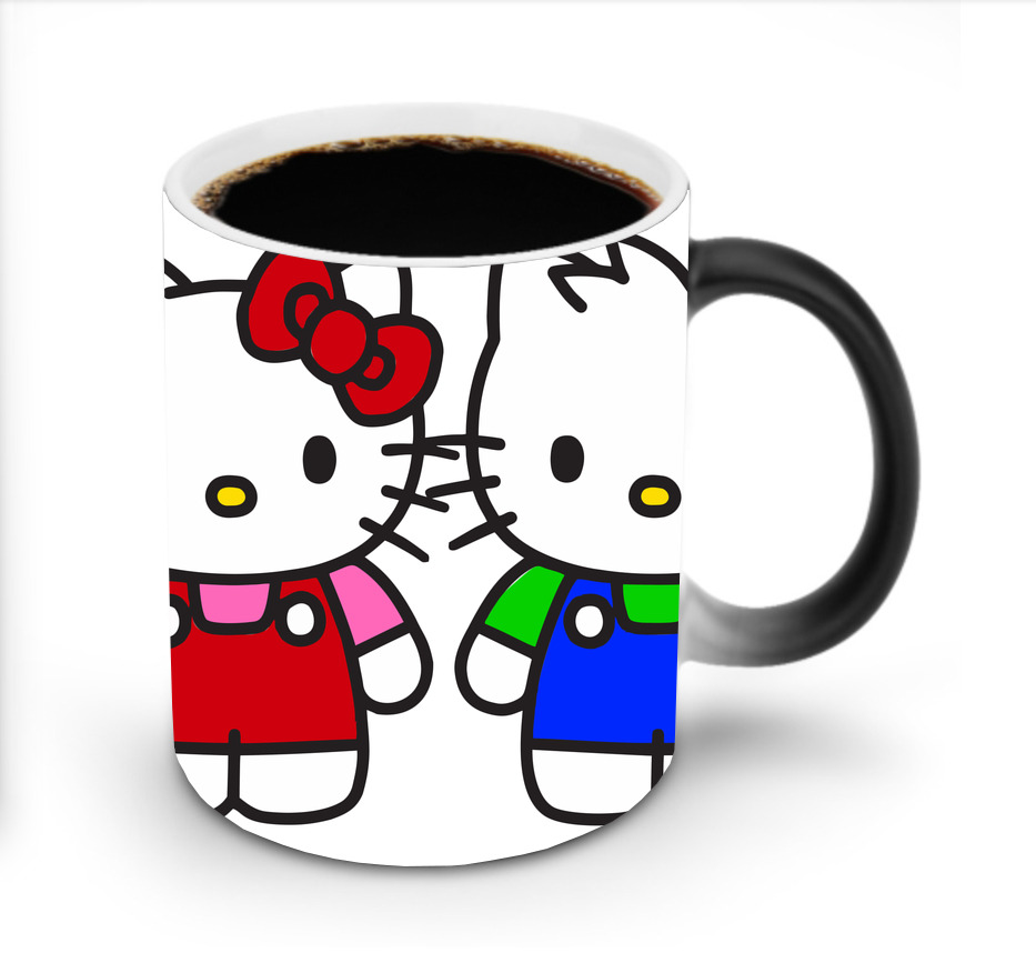 （画像用） Hello Kitty ハローキティ 温度変色マグカップ